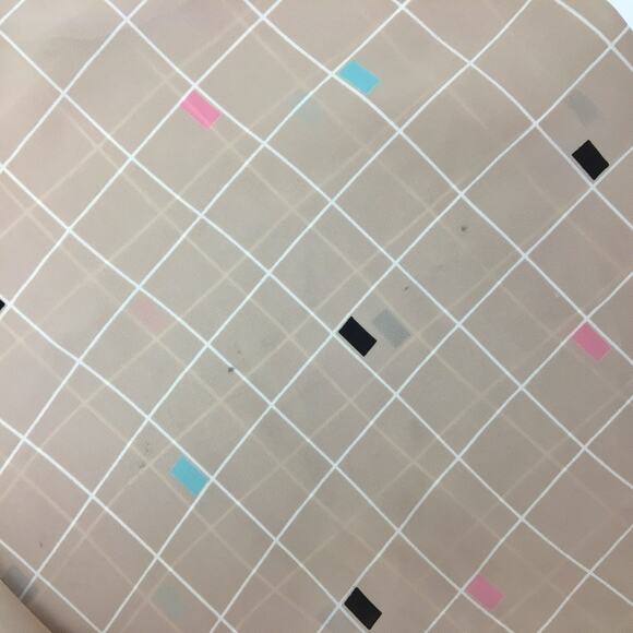 Vintage 80’s geometric semi sheer chiffon skirt Small - Picture 5 of 6